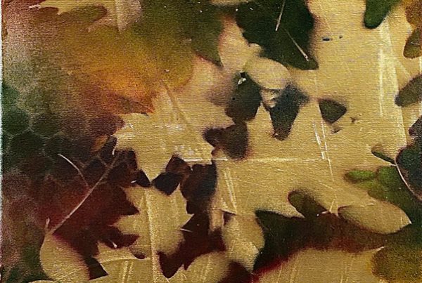 Autumn Leaves 2 40x120 Spraypaint & Acryl on Canvas